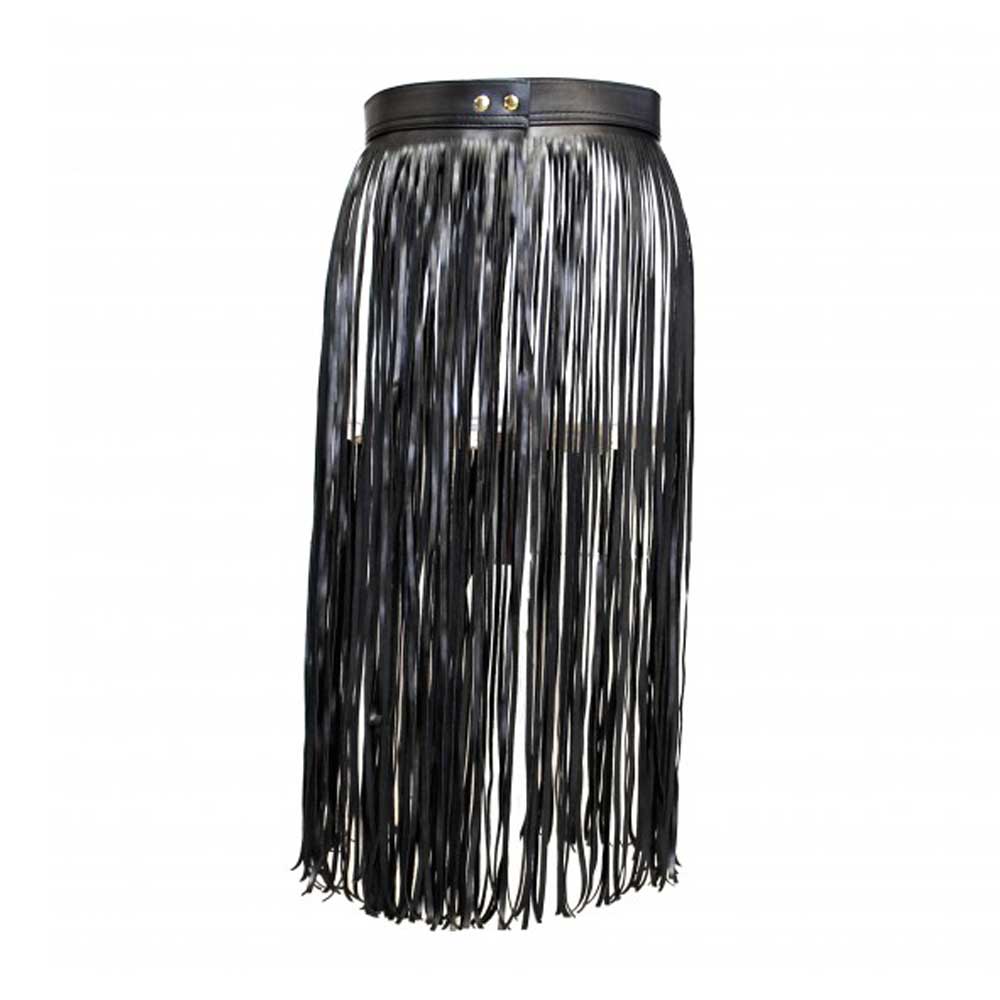 Zac's Alter Ego - Fringe tassel Waist belt - Black